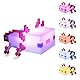 OVLENG 3D Axolotl Lampe Carft - Fünf Farbmodi, Nachtlicht Lampe für Gaming-Schreibtisch oder Nachttisch, USB-C Betrieben