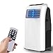 Jednostka klimatyzacyjna Przenośny klimatyzator 12000BTU, chłodzenie mobilne 4 w 1, dwie prędkości wentylatora, osuszanie, do domu/biura do 15 m2, pilot zdalnego sterowania + zegar 24-godzinny
