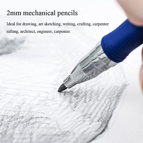 Image of Baile 2.0mm Mechanical Auto Pencil + 5 LeadS Box (Blue)
