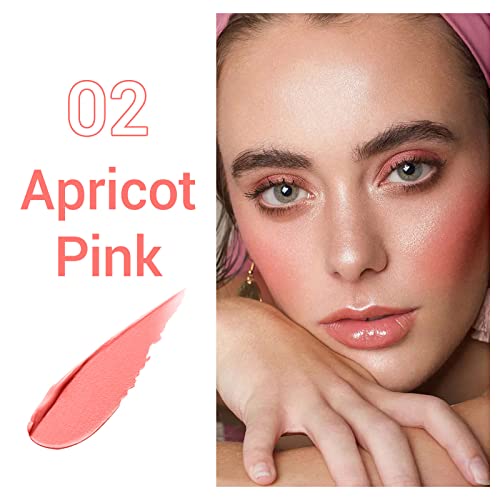 Liquid Blush For Cheeks Pink Blush Peach Apricot Makeup Korean Blush Cream Breathable Feel Liquid Blush Lightweight Long Lasting Blush Natural Look Face Blush #TOP5