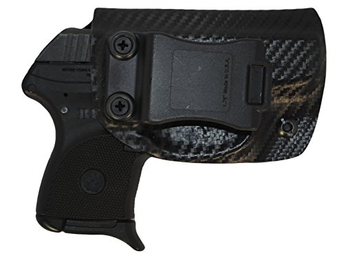 Black Jacket Holster IWB KYDEX Holster: fits Ruger LCP 380 (Carbon Fiber Black - Right Hand)