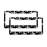 Golf Sports License Plate Frame Holder Cover Car Accessories, Aluminum Car Tag Frame with 2 Holes and Screws Novelty Auto Car Tag Decoration Accessory