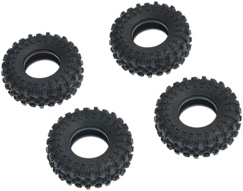 FURITEK Mudder 60MM Tires Extra Soft Sticky Set for 1.2INCH Wheel (FX118) - Remote Control Car, 1/18 RC Crawler Furitek FX118 Upgrade Parts (FUR-2443)