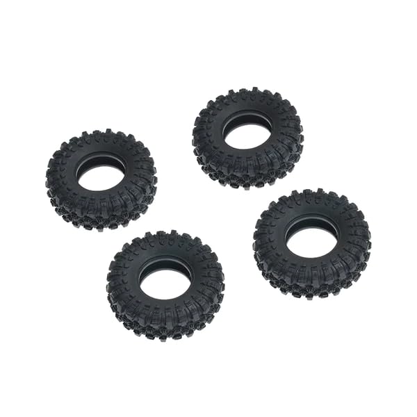 FURITEK Mudder 60MM Tires Extra Soft Sticky Set for 1.2INCH Wheel (FX118) - Remote Control Car, 1/18 RC Crawler Furitek FX118 Upgrade Parts (FUR-2443)