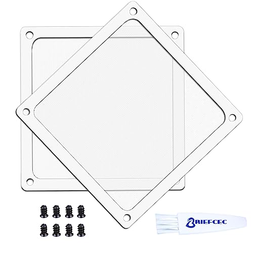BRIEFCEC Dust Filter 120mm with Screws for Computer Cooler/PSU/Routers NYLON 80 Mesh
