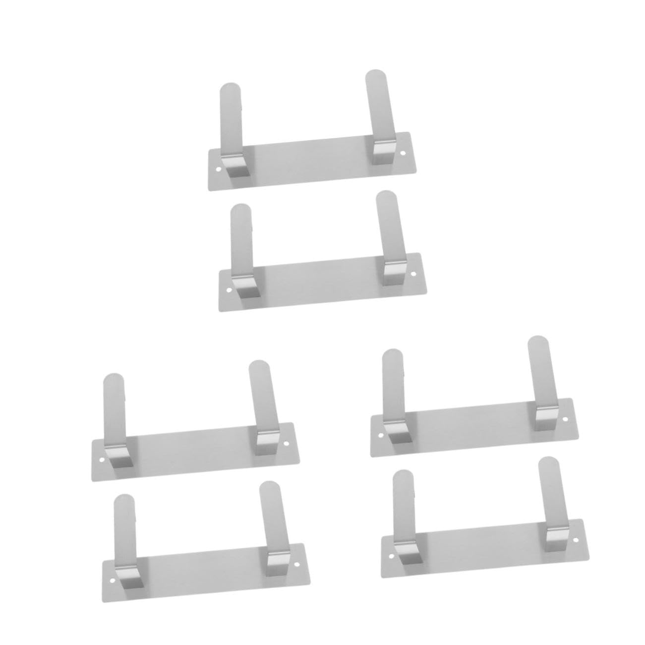 PRETYZOOM 6 Stück Wandlagerständer Mit An Wand Montiertem Topfdeckel Wandorganisator Für Die Küche Topfdeckelhalter Zur Wandmontage Wandmontierter Topfständer Silber Edelstahl 304