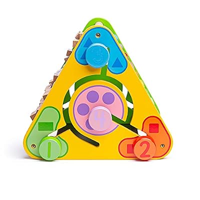Bigjigs Toys Early Learning Activity Centre, Wooden Toys, Baby Activity Centres, Baby Toys, Activity Triangle, Baby Toys, Learning Toys, Toddler Activities