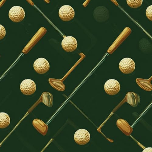 FUIENCFKE Gold Golf Clubs Wallpaper