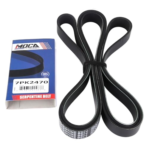 MAXWIN 7PK2470 EPDM Serpentine Belt Compatible with 1992 for Dodge D150 & D250, 1992-2003 Dakota, 1998-2003 Durango, 1998-2001 Ram 1500, 1998-2002 Ram 2500, 1992 W150& W250 3.9L 5.2L 5.9L by MAXWIN - Image 2