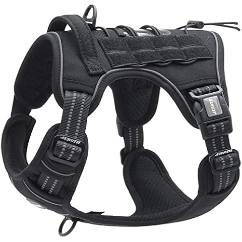 Auroth Tactical Anti Pull Dog Harness for Medium Large Dogs Cover