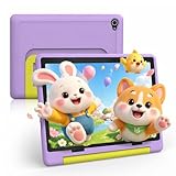 Ainmel 10 inch Kids Tablet with Case, Android 15 Tablet for Kids Ages 3-12 Years, 20GB+64GB(1TB TF Expand), Octa-Core Processor, Parental Controls, WiFi 6, BT5.3,Preloaded Edu Apps (Purple)