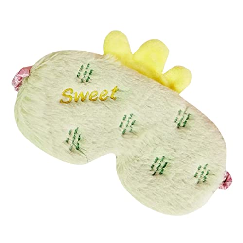 Cobertura Do Olho Do Sono Supple Verde: Cacho Do Olho Do Olho Do Olho Dos Desenhos Animados Teste Pa