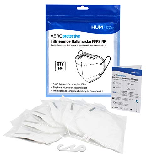 MedX5 900 máscaras filtrantes de clase FFP2, certificado según EN 149:2001+A1:2009, con prueba de patrón de la UE según el Reglamento (UE) 2016/425 Cover