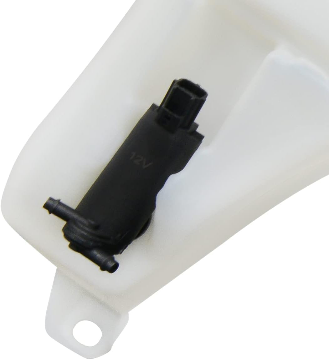 DNA Motoring OEM-WT-FO1288150 Factory Style Windshield Washer Fluid Reservoir w/Pump & Cap Compatible with 2000-2004 Focus Sedan