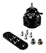AEM 25-302BK Black High Volume Adjustable Fuel Pressure Regulator