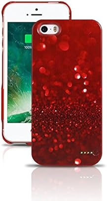 Ultra Fin Coque Batterie Externe Pour iPhone 5 5S 5SE Plus Wireless Power tui chargement Stacking Power Protection Smart Case Rouge Ultra Fin Coque Batterie Externe Pour iPhone 5 5S 5SE Plus Wireless Power tui chargement Stacking Power Protection Smart Case Rouge