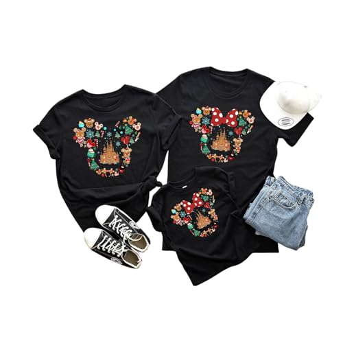 Gingerbread Shirts, Custom Christmas Family Shirts, Matching Holiday Vacation Tees, Personalized Gingerbread Castle Family Outfits, Christmas 2025 Family Shirts