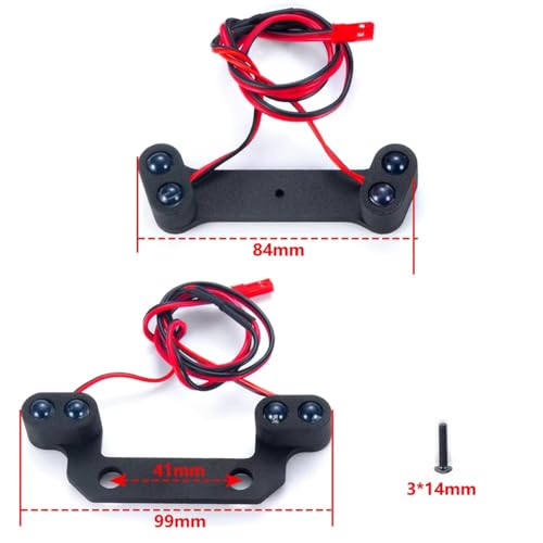 Luces Delanteras y Traseras para E-Revo 2.0 VXL 1/10 Accesorios de Iluminación RC 4