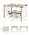Garvee 10x13 Ft Outdoor Retractable Pergola with Canopy and Side Mesh Screen, Upgraded Wood-Grain Post Aluminum Pergola, Modern Pavilion for Backyard, Patio, Porch, Grape Trellis, Beige+White