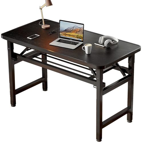 Bureau d'ordinateur pliable 120x60 cm pour camping et exposition