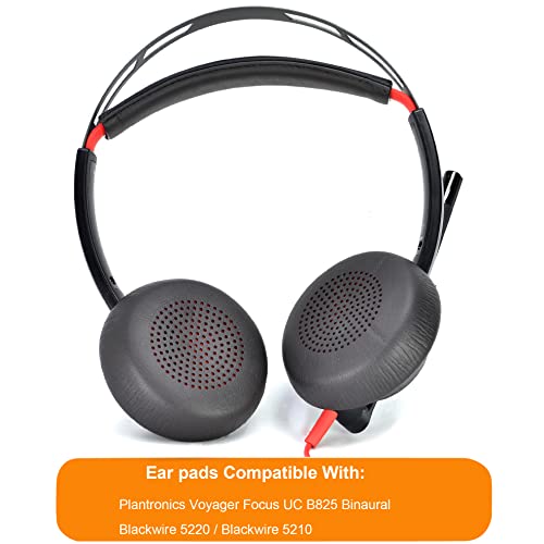 Universal Replacement Ear Pad Compatible with Plantronics Voyager Focus 1 & 2UC/B825 Binaural, Voyager 4210/4220 - Image 2
