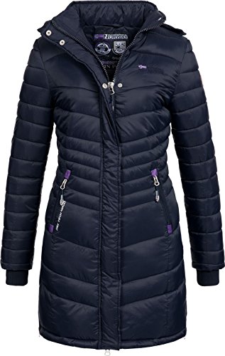 Preisvergleich Produktbild Geographical Norway Damen Steppmantel Antalia / Carless Navy L