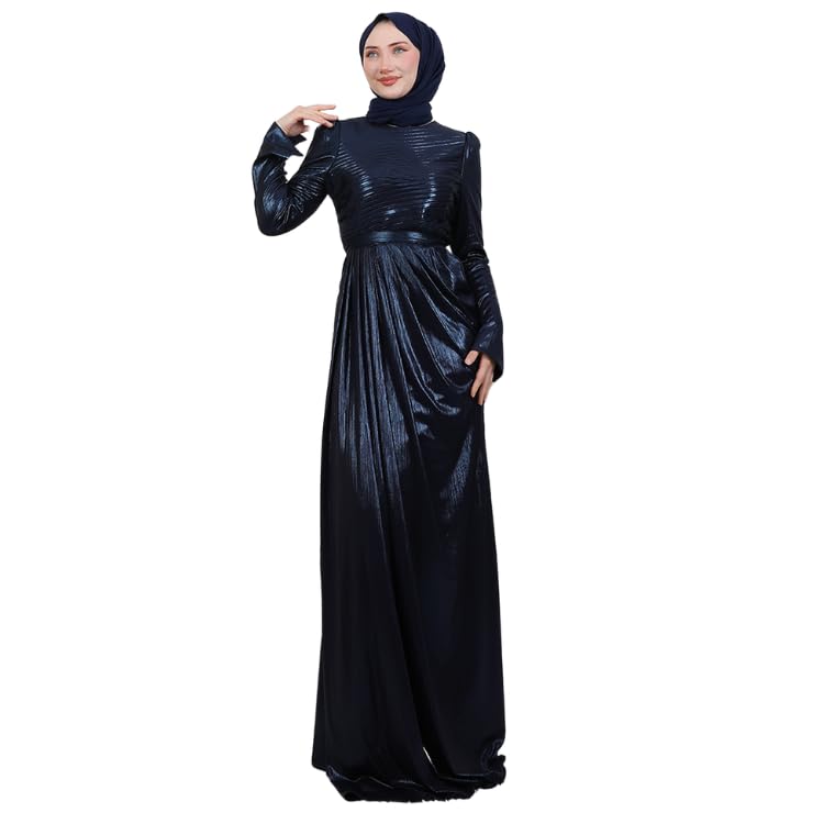 Abaya robe Dubaï manches longues idéale pour les prières et fêtes religieuses