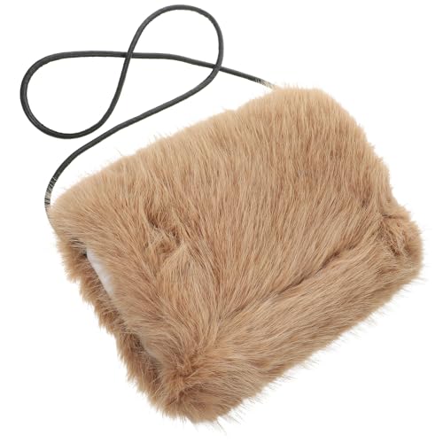 Manguito de pelo sintético VILLCASE para invierno y bodas