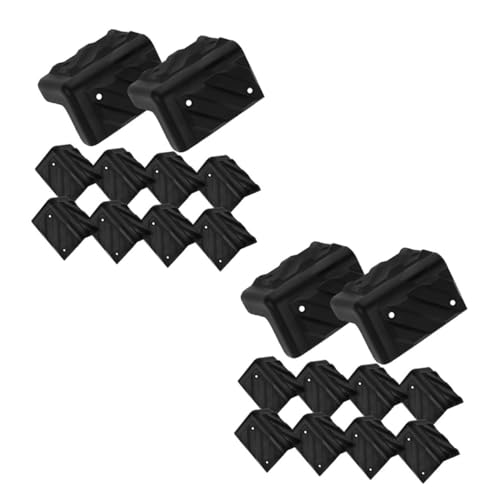 Mikinona 20pcs �T�E���h�p�b�P�[�W�A���O�� �X�s�[�J�[�R�[�i�[ �x�r�[�Z�[�t�R�[�i�[�v���e�N�^�[ �ی�R�[�i�[�K�[�h �M�^�[�R�[�i�[�v���e�N�^�[ �v���X�`�b�N Black