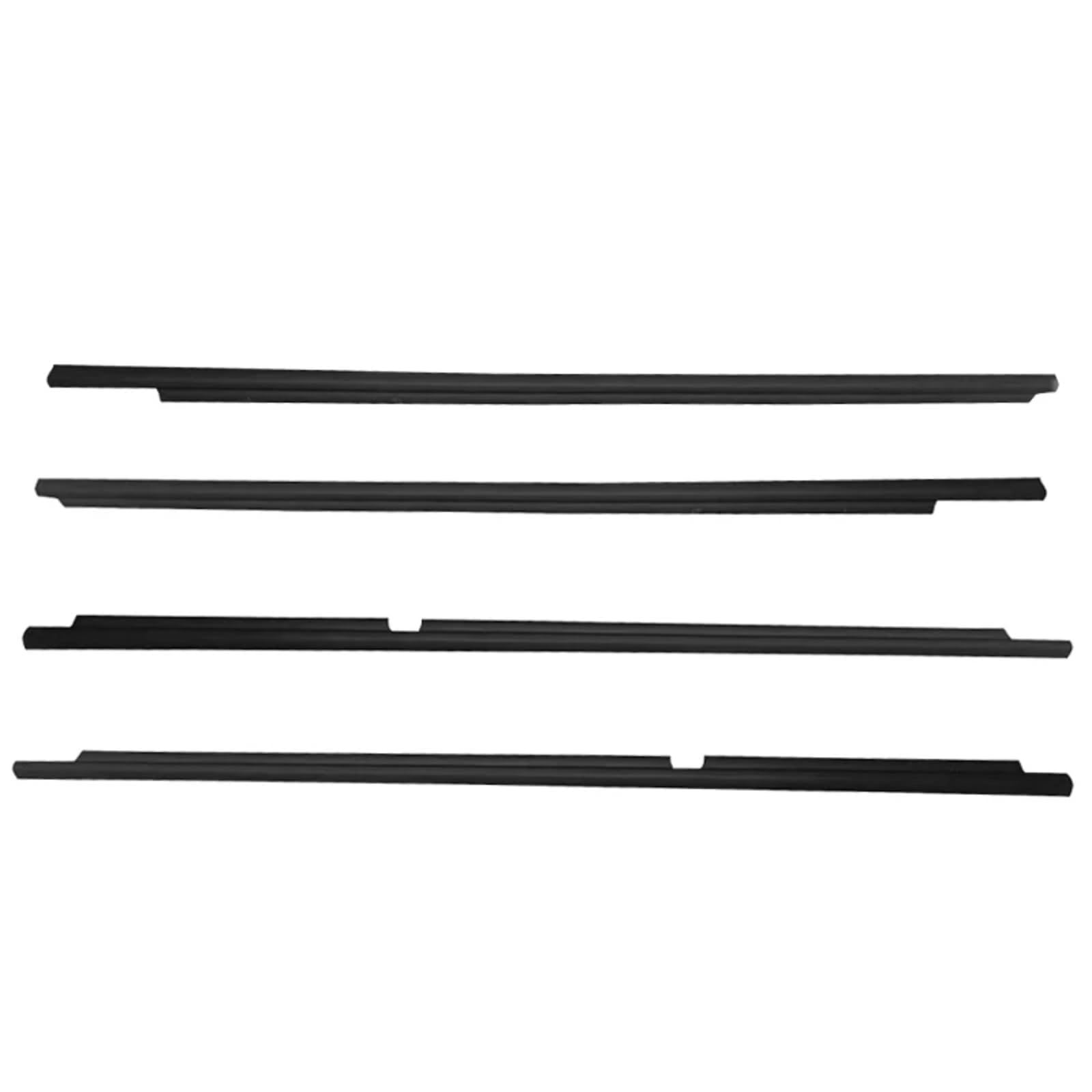 Automotive Window Seals Compatible with Lexus for LX470 1998-2007 4pcs Car Outer Windows Weatherstrip Sealing Belt Moulding Trim 7572060061(Black)