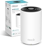 TP-Link Deco XE75 AXE5400Mbps WiFi 6E Mesh System, 8K/4K Streaming, Online Meeting, AI-Driven Mesh, Deco Extender, Covers 2,900 ft2, Connect 200 Devices, Alexa, Easy Setup, Homeshield