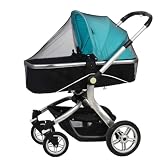 ZENQARI 1 Stück Moskitonetz Kinderwagen, Schwarzer Insektenschutz Für Buggy Und Kinderwagen, Universelles Atmungsaktives Netz, Ideal Für Spaziergänge, Park Und Reisen