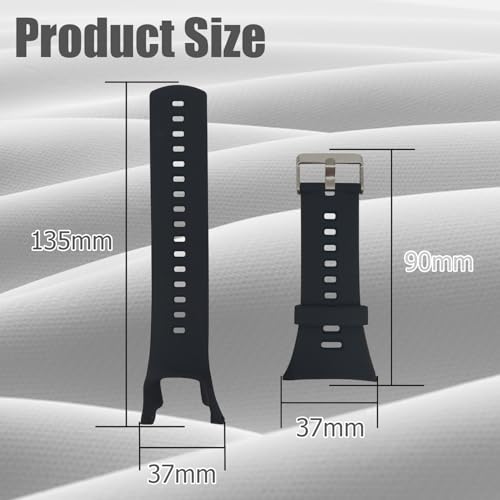 Correa de TPU compatible con Suunto Ambit 1/2/3 negra miniatura 4