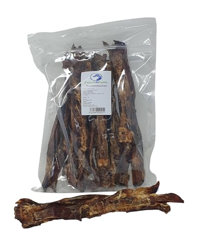 Food4Pets Pferde-Achillessehnen 1kg – natürlicher Hundesnack, sehr hart, ideal für Langen Kauspaß & Zahnpflege, im praktischen Frischebeutel