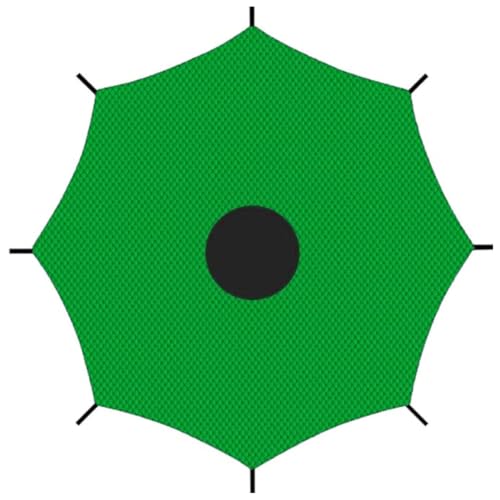 Toldo para trampolín resistente a la intemperie de 14 pies y 8 postes 1