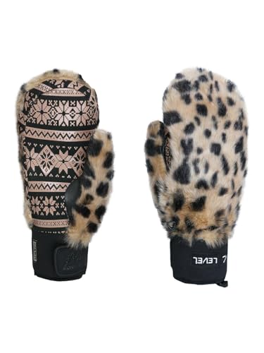 Level Siberian Mitt - Moffole Sci Donna, Guanti Donna Invernali Traspiranti, Protettivi e Impermeabili, Guanti Termici da Neve con Polsino, Abbigliamento Neve Donna Ideale per la Stagione Fredda