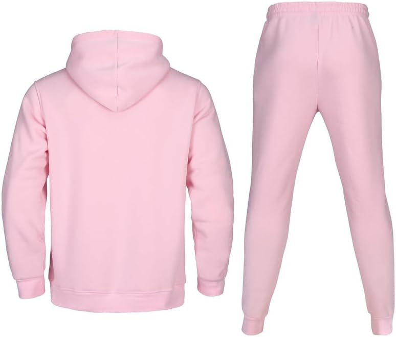 Men's Tracksuit 2 Piece Sweatsuit Long Sleeve Pullover Athletic Hoodies Casual Sport Jogging Suits With Pockets - Image 2