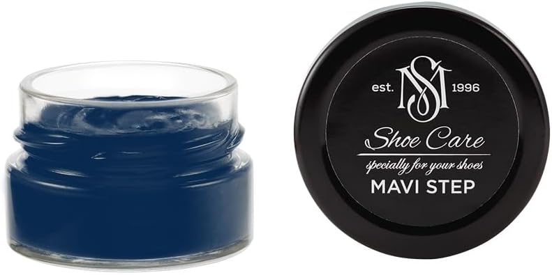 Nutritive Leather Spray - NCS S 7020-R80B Blackest Midnight Ink - Deep Conditioning & Shoe Color Restoration for Smooth Leather by MAVI STEP - 0.85 fl oz / 25 ml