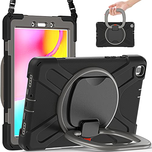 Coque Samsung Galaxy Tab A 8.0 idéale pour trajets en voiture avec bandoulière