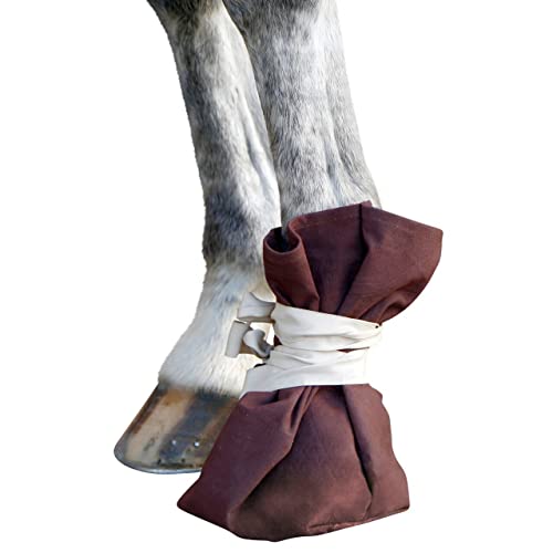 Chaussures de thérapie pour cheval protégeant les griffes et sabots blessés - 4