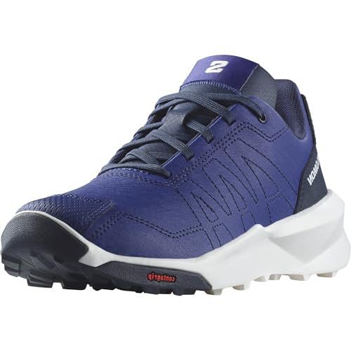 Salomon Patrol, Zapatos Unisex niños, Multicolor (Blue Print/White/Carbon), 37 EU