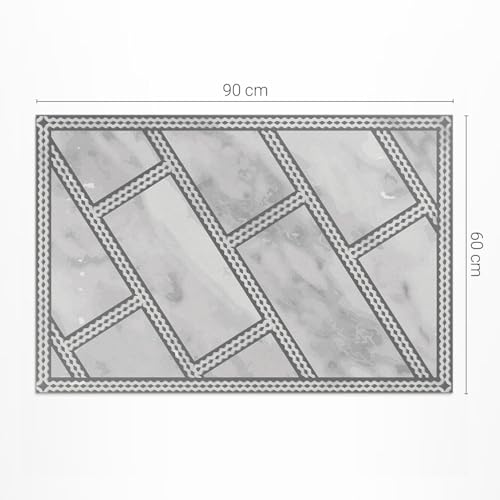 Tapis de jardin extérieur résistant décoloration imperméable 60x90