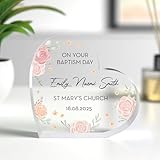 Beecreative Personalised Baptism Gifts For Girls