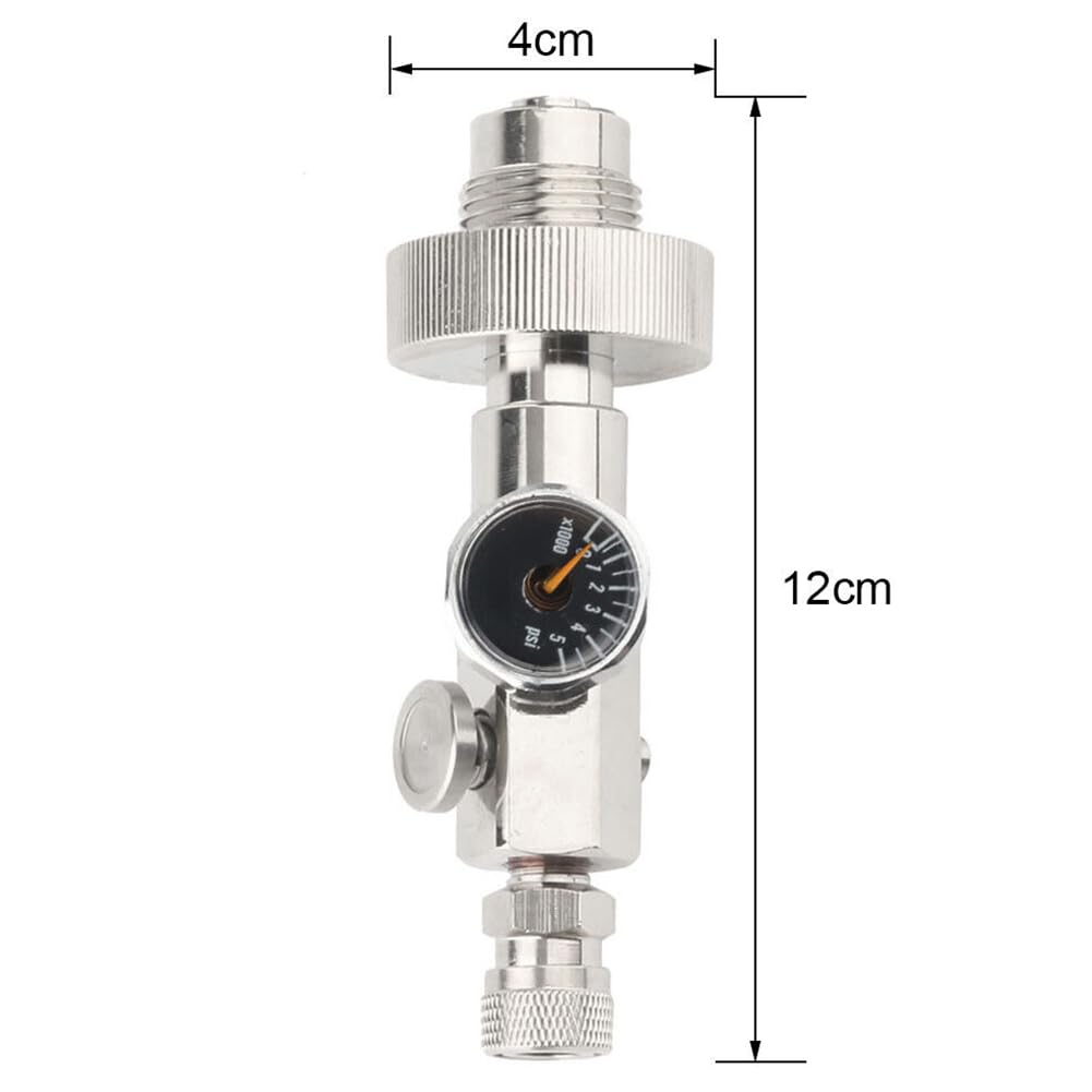 FUBESK 4500Psi G5/8 HPA Haute Pression Air Scuba Din Station de Remplissage Adaptateur Valve de Charge