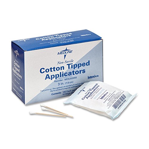 Medline Industries, Inc MDS202050 Cotton Tip Applicator, 3