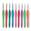 9 pcs Crochet Hooks Set by Yonkey Monkey. Crochet Hooks Knitting Needles, Assorted Sizes with Non-Sticking Ergonomic Handle, Perfect Gift