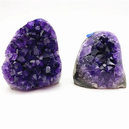 Stone 1PC Uruguary Dark Purple Amethyst Cluster Geode Home Decoration Quartz Crystals Gemstone Stone