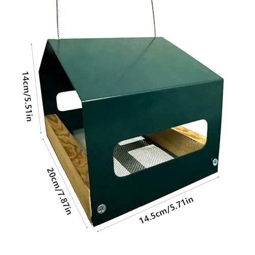 Mangeoire permanente oiseaux en fer forgé durable pour extérieur - 4