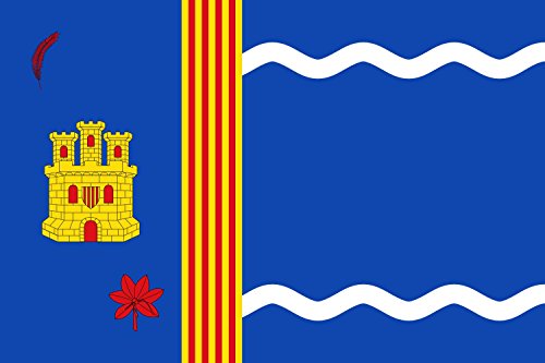 magFlags Bandera Large Almolda-Zaragoza | bandera horizontal | 1.35m² | 90x150cm