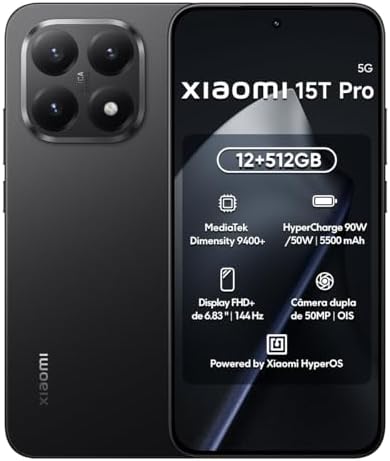 XIAOMI 15T Pro 12+512GB Smartphone, Leica Summilux Optical Lenses...